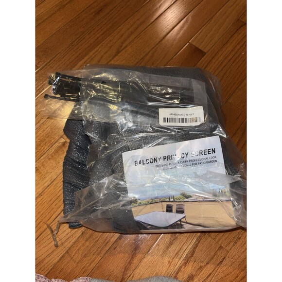 Balcony Privacy Screen 3x16 Feet Dark Grey - Picture 4 of 6